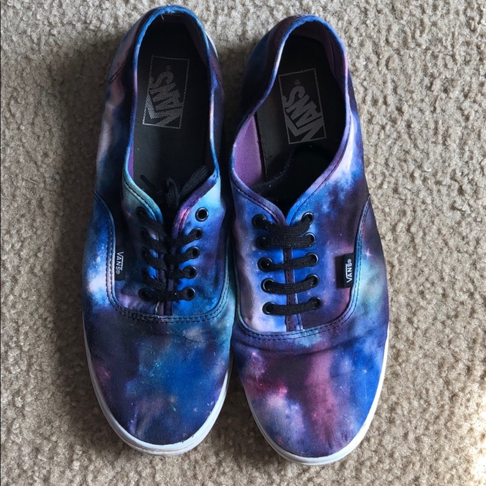 Vans galaxy shoes size men 9 women 10.5